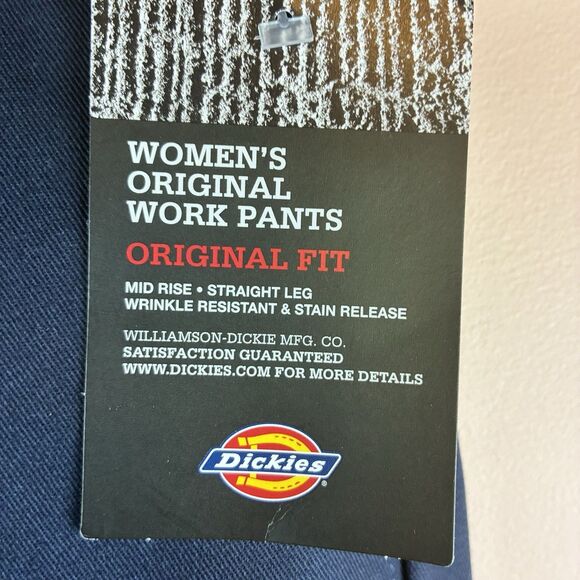 Dickies 774 Womens Work Pants Dark Navy Original Fit Straight Leg New Size 18R - Picture 2 of 5